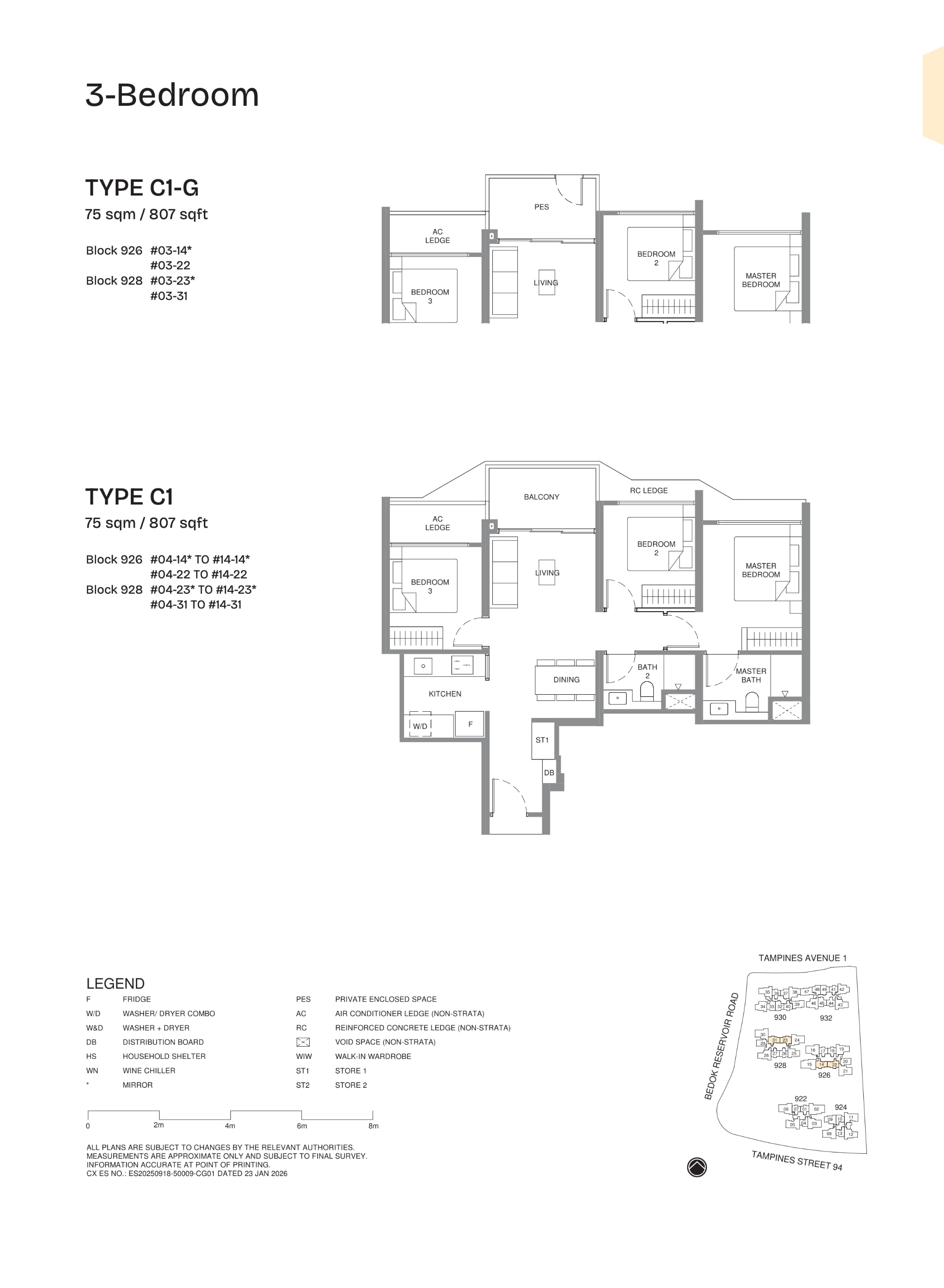 Type C1 Floor Plan