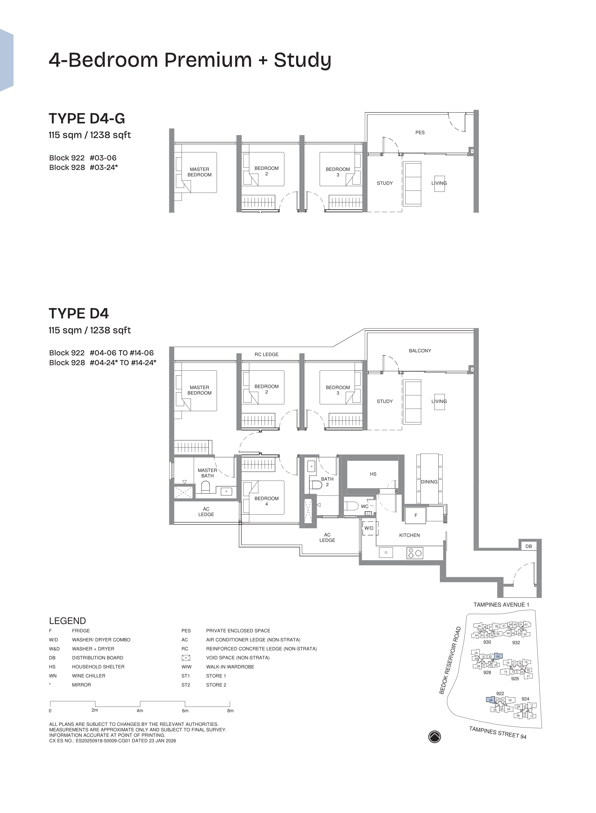 Type D4 Floor Plan